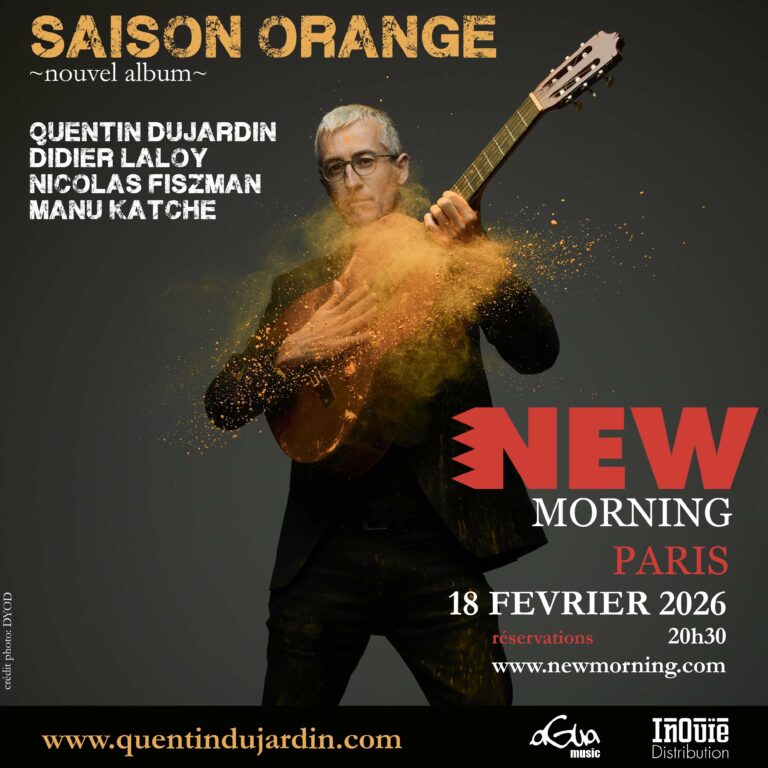 Quentin Dujardin en concert au New Morning/Paris